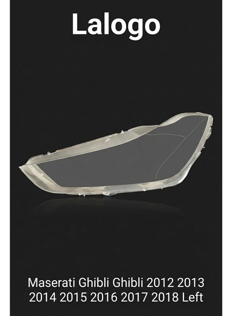 Headlight Lens Cover for Maserati Ghibli Ghibli 2012 2013 2014 2015 2016 2017 2018 Left-10802001L